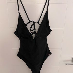 WhiteFox one-piece black bathing suit